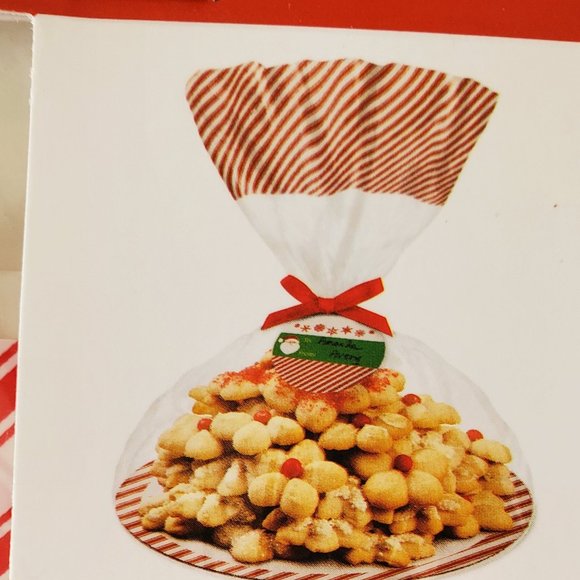 Large Cookie Plate Plastic Cover And Gift Tags Kit - Picture 2 of 4